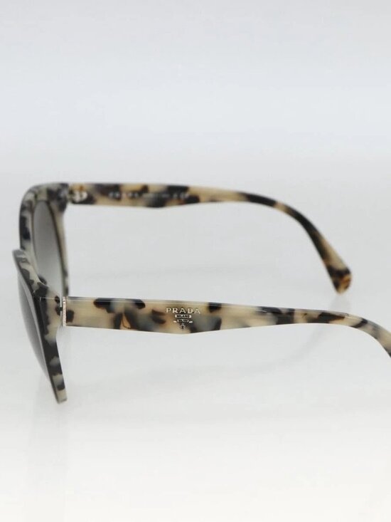 PRADA Leopard Sunglasses Plastic Black Auth am11163A main image 7
